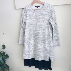 🎉2/$30 SALE🎉 Sweatshirt + Pleated Hem Dress - S
